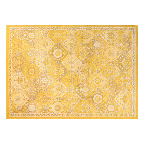 Tapis vintage Jaune 120x160cm - Rhys