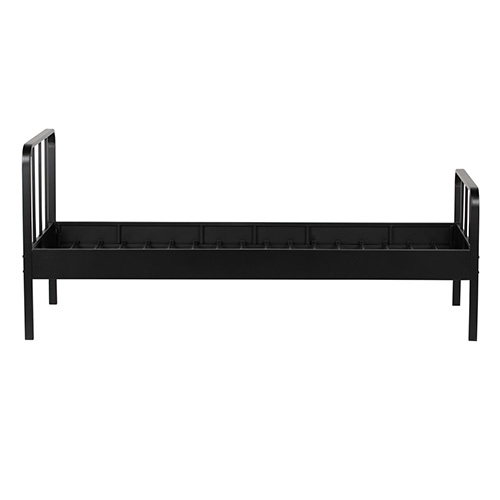 Lit enfant 90x200 en métal noir - Mees