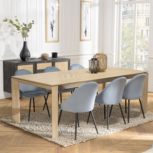 Table à manger ext 220/300 pieds bois