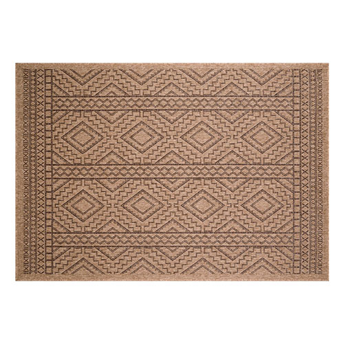 Tapis effet jute marron 120x160 cm - Inyo