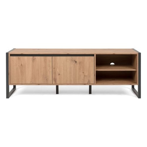Meuble TV effet chêne - Nora