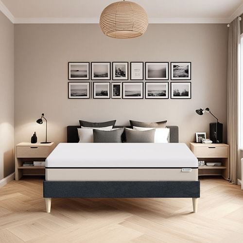 Matelas 140x190 cm Hybride à ressorts ensachés et mémoire de forme - 25 cm - Spring Elite