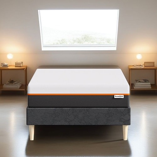 Matelas 90x190 cm mousse gel à mémoire de forme, double confort - 22 cm - Dual Confort