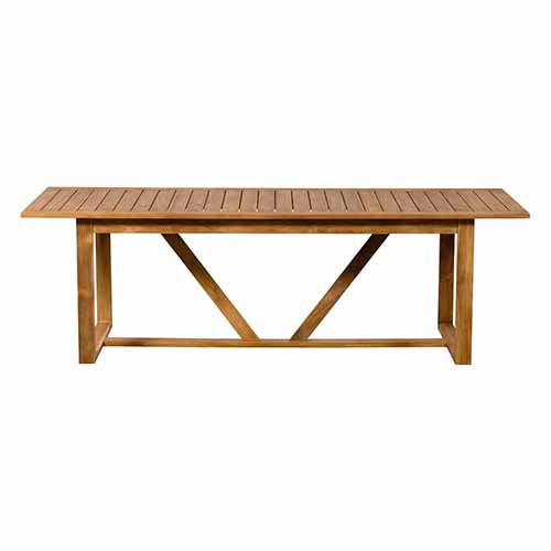 Table de jardin en teck 240 cm - Beaver