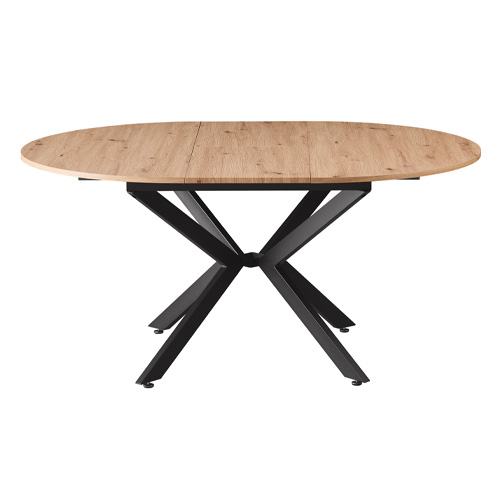 Table à manger extensible effet bois 100/140 cm - Marius