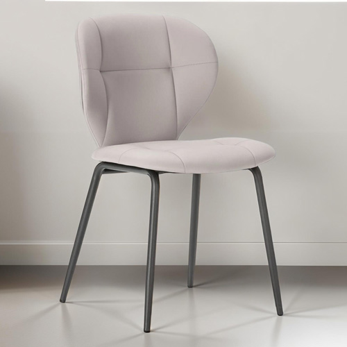 Lot de 2 chaises en tissu beige - Svea