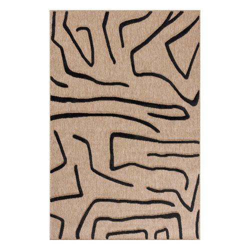 Tapis minimaliste jute blanc 200x290 cm - Noah