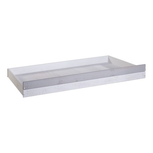 Tiroir pour lit cabane enfant rustique 90x190 cm en bois clair / gris - Sue
