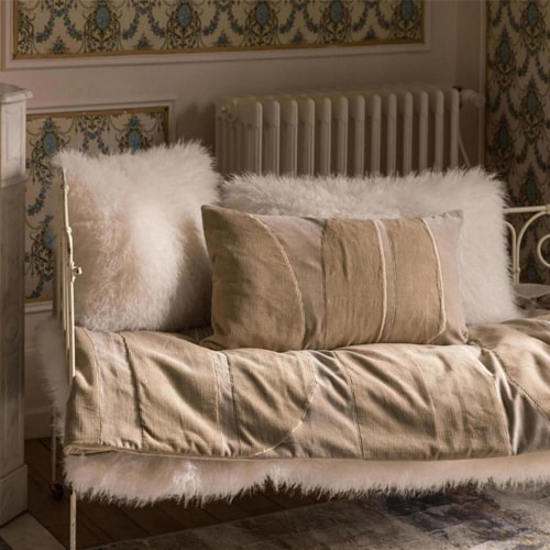 Plaid blanc neige 130 x 160 - Betani