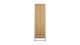 Buffet haut 2 portes 1 tiroir effet chêne 60 cm - Silas
