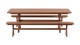 Table de jardin en aluminium terracotta 220 cm - Delta