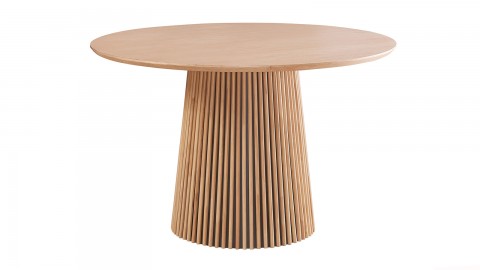Table à manger ronde en bois 5 à 6 personnes - diamètre 120 cm - Ada