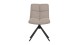 Chaise pivotante en tissu bouclé beige - Vinny