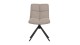 Chaise pivotante en tissu bouclé beige - Vinny