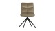 Chaise pivotante en velours vert kaki - Vinny