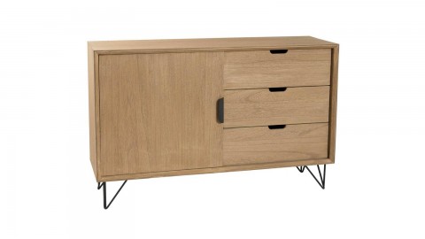 Buffet 1 porte 3 tiroirs - Lotta
