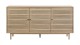 Buffet 3 portes couleur chêne 160 cm - Tivoli