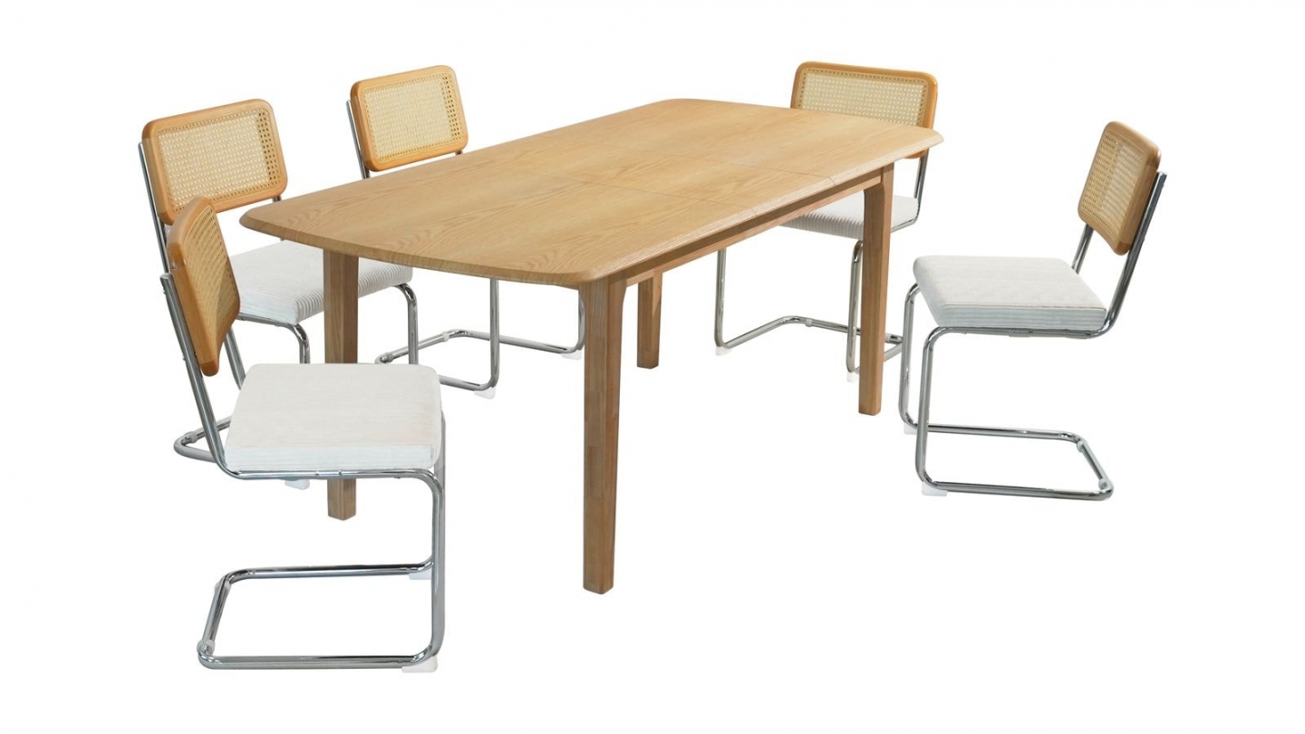Table à manger extensible en bois 160/200 cm - Moris