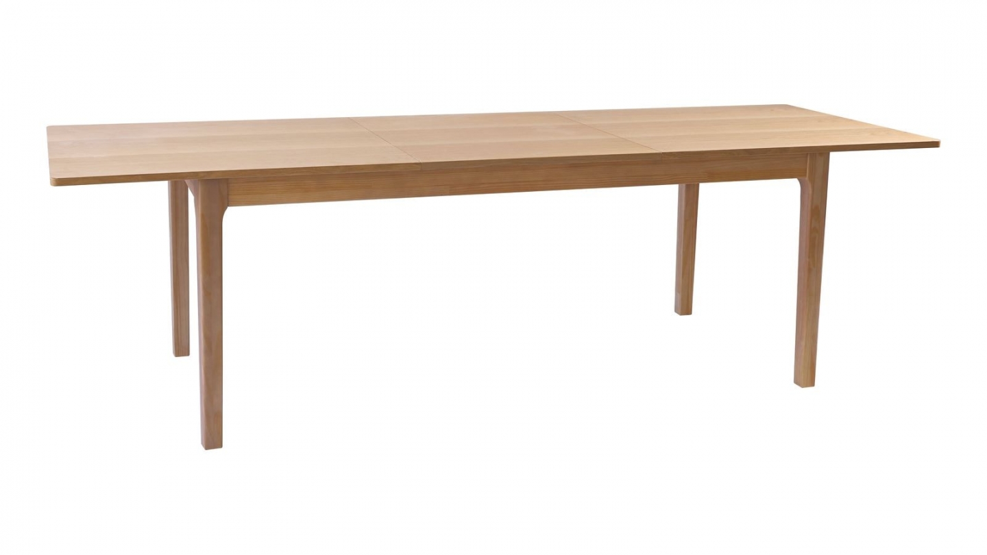 Table à manger extensible effet bois 180/260 cm - Polly