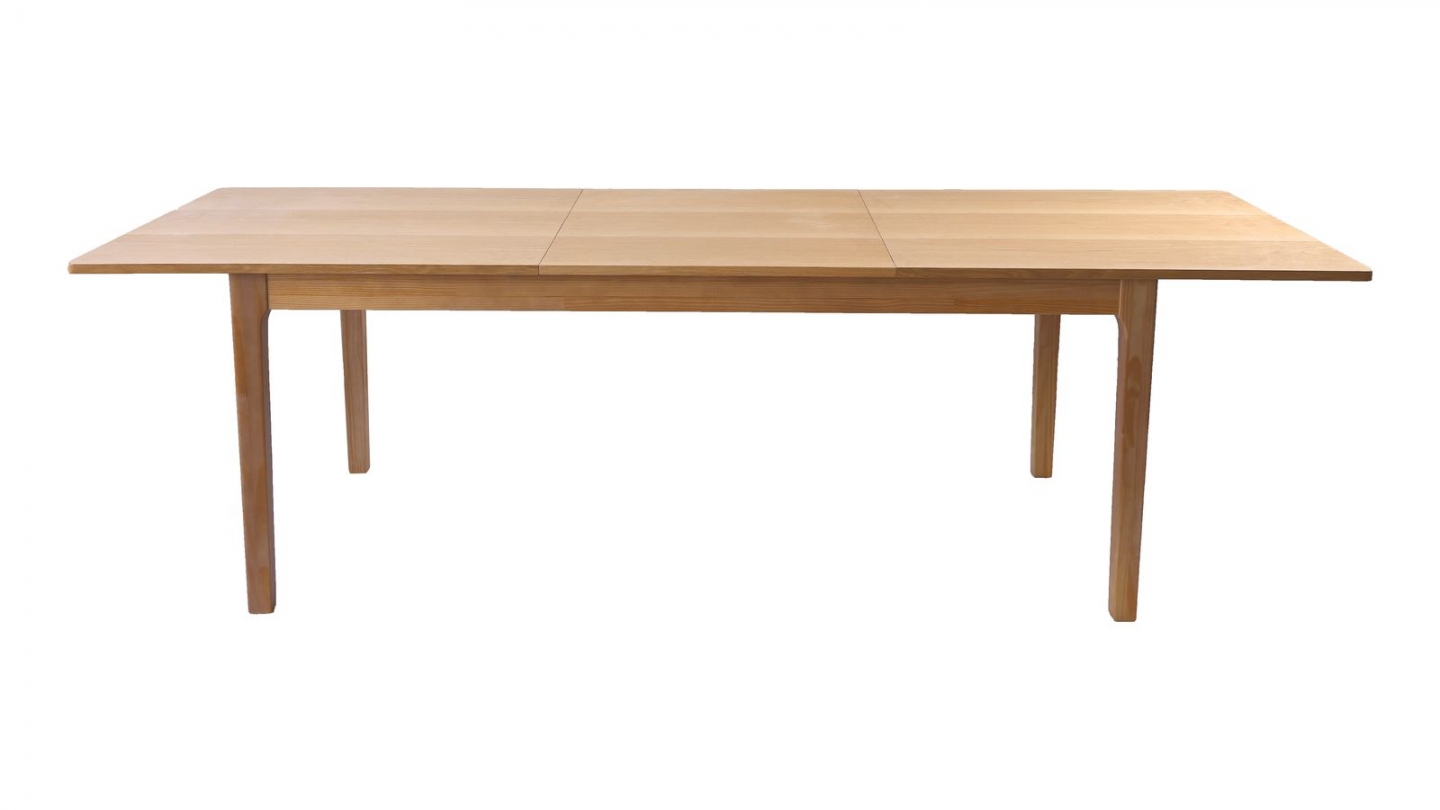Table à manger extensible effet bois 180/260 cm - Polly
