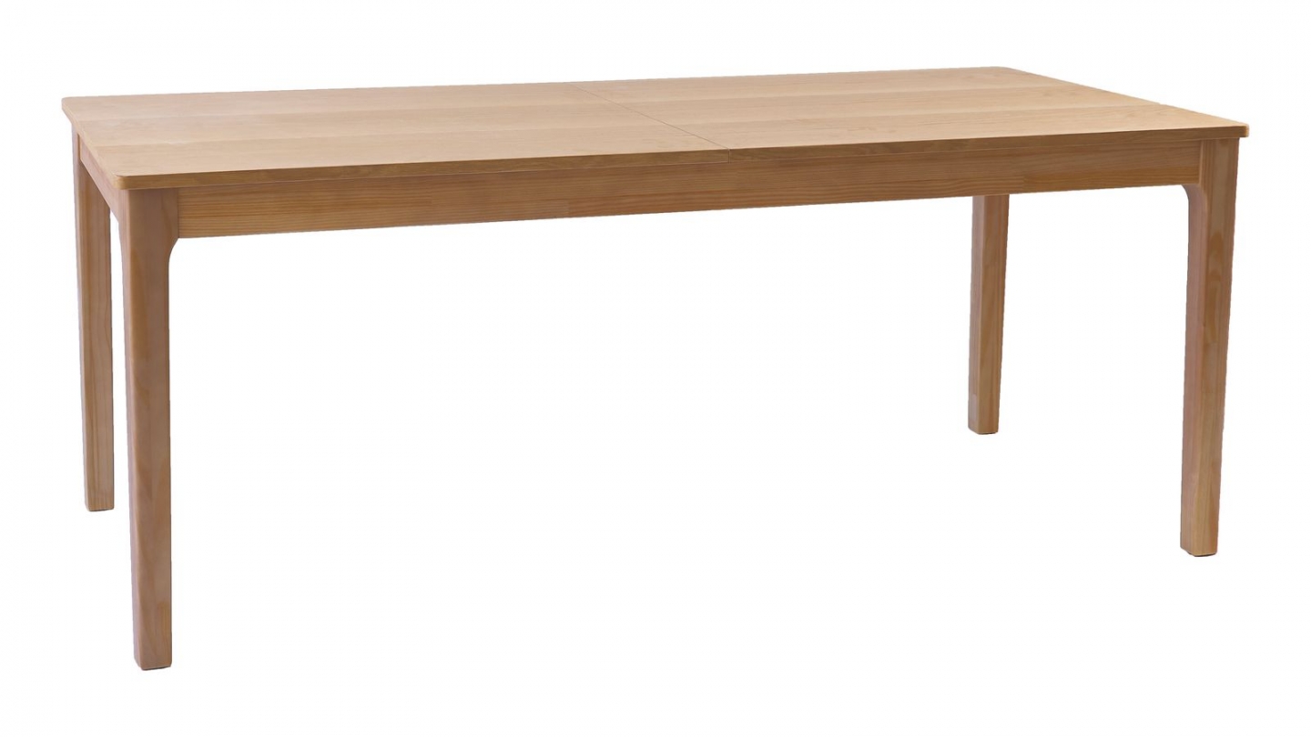 Table à manger extensible effet bois 180/260 cm - Polly