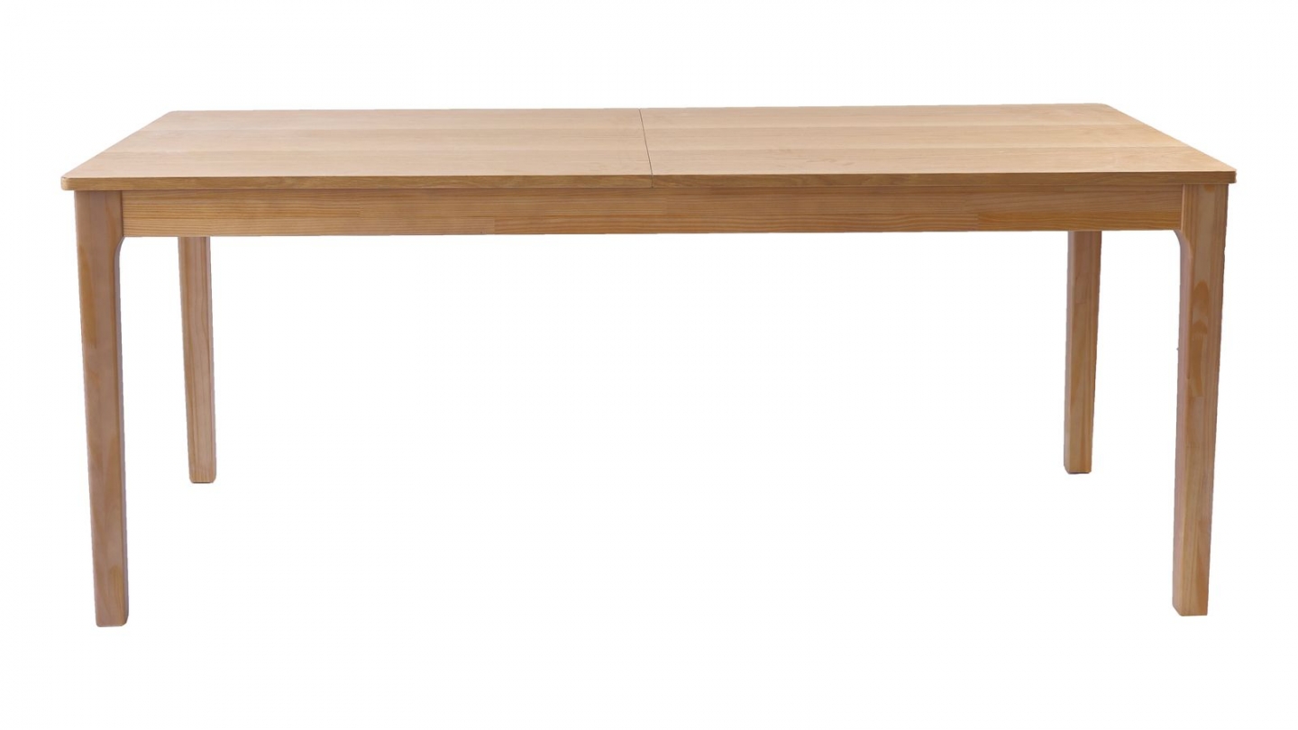 Table à manger extensible effet bois 180/260 cm - Polly