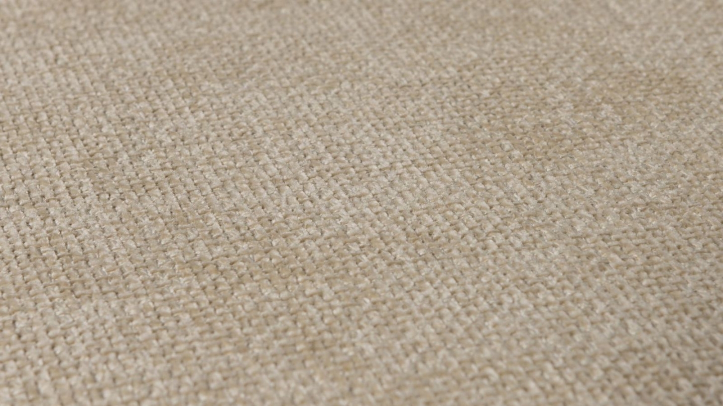 Banc en tissu chenille naturel - Jacob