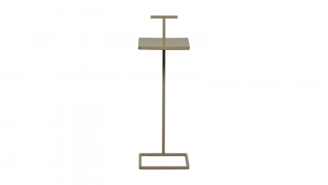 Table d'appoint en métal beige foncé 22 cm - Toste