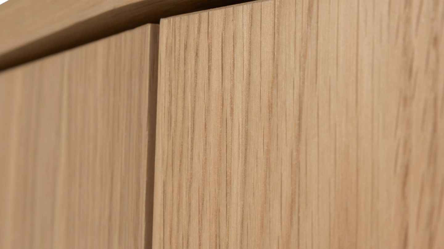 Buffet haut 2 portes en bois FSC 67 cm - Zuma