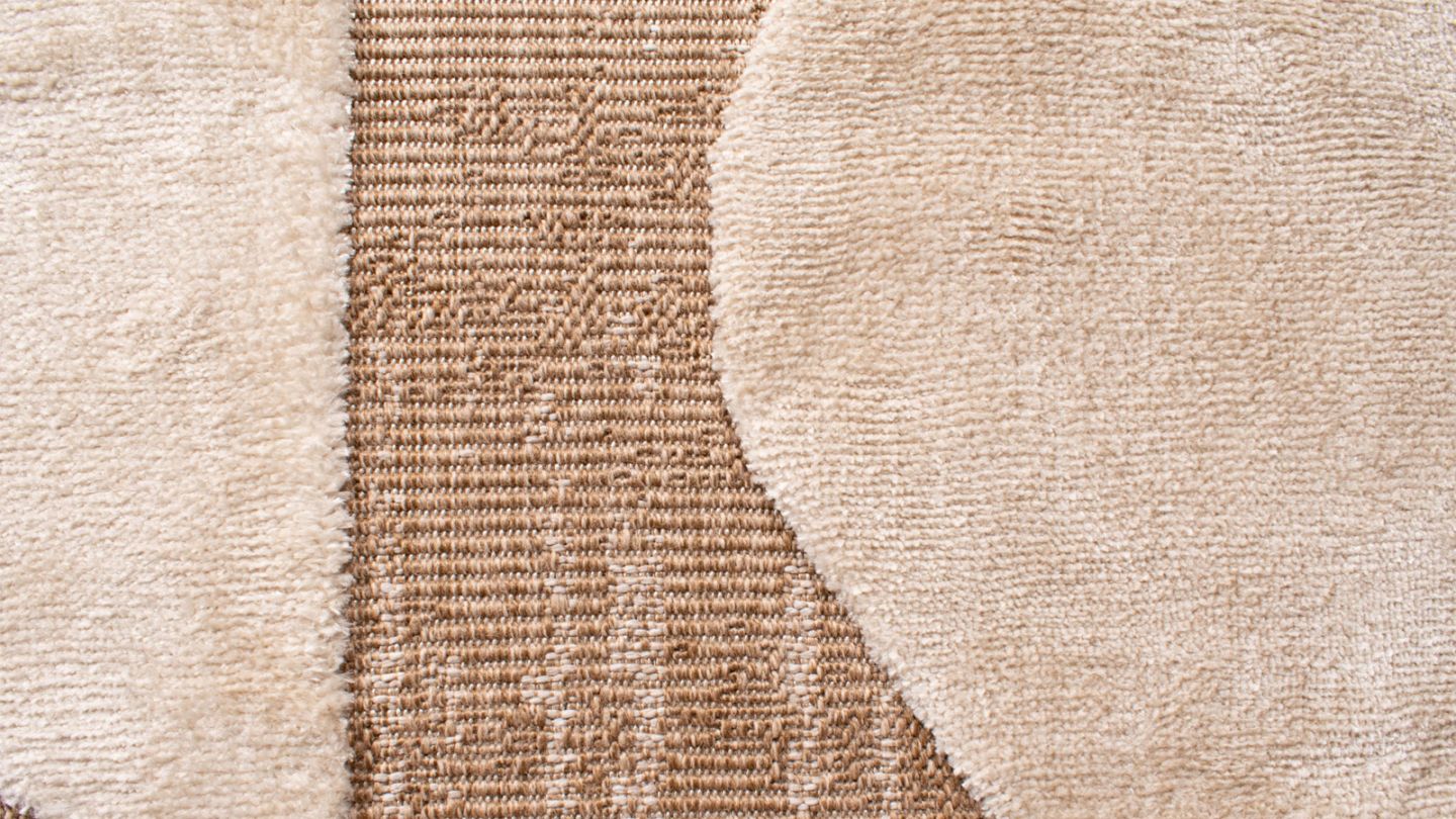 Tapis géométrique abstrait blanc 160x230 cm - Briar