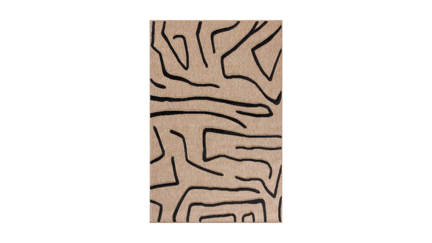 Tapis minimaliste jute blanc 80x150 cm - Noah
