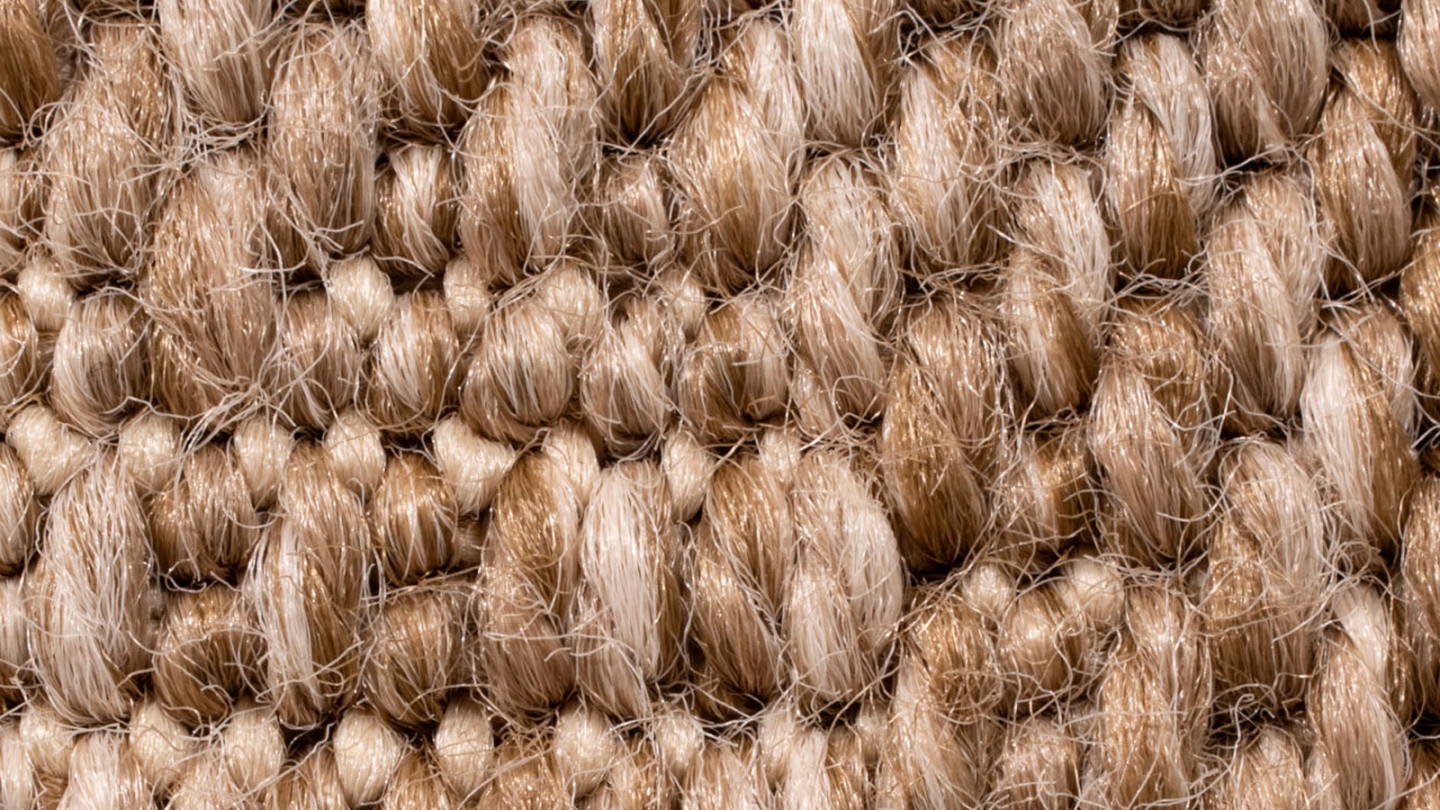 Tapis motif géométrique blanc et naturel 80x150 - Sloane