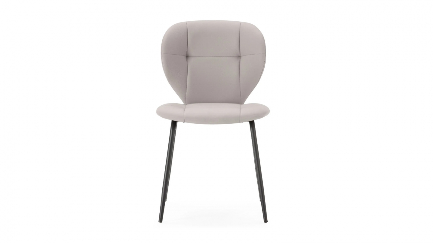 Lot de 2 chaises en tissu beige - Svea