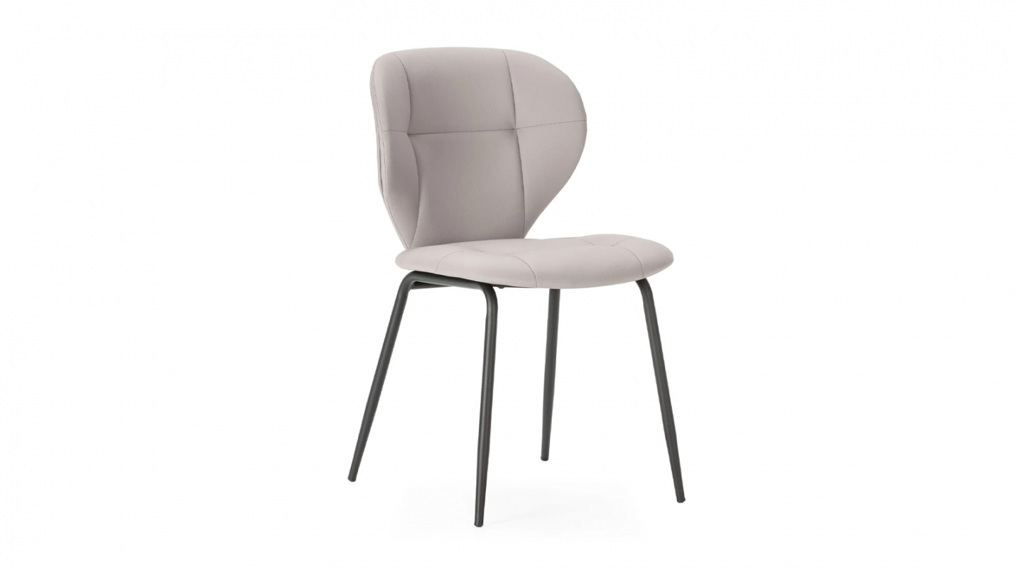 Lot de 2 chaises en tissu beige - Svea