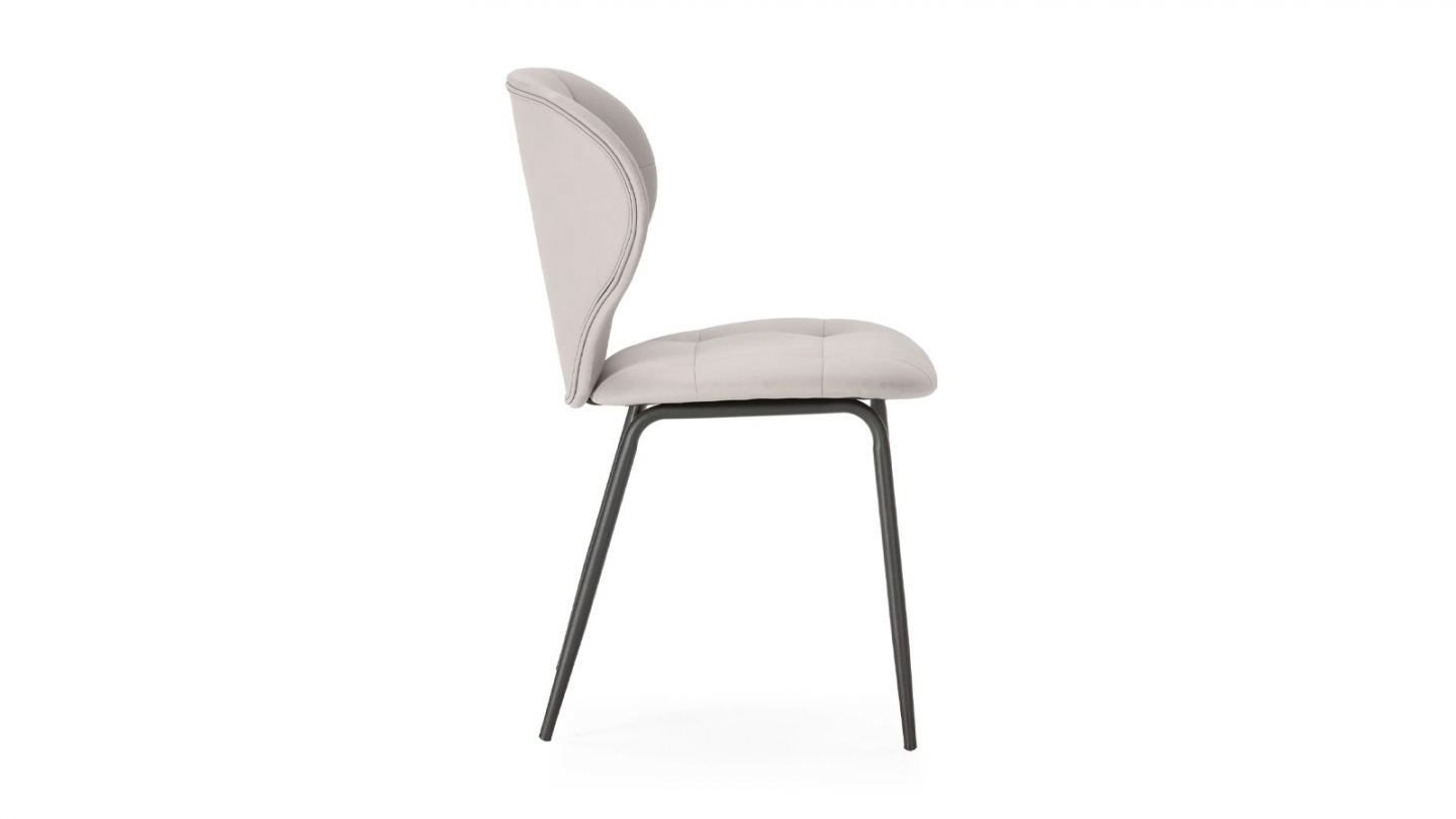 Lot de 2 chaises en tissu beige - Svea