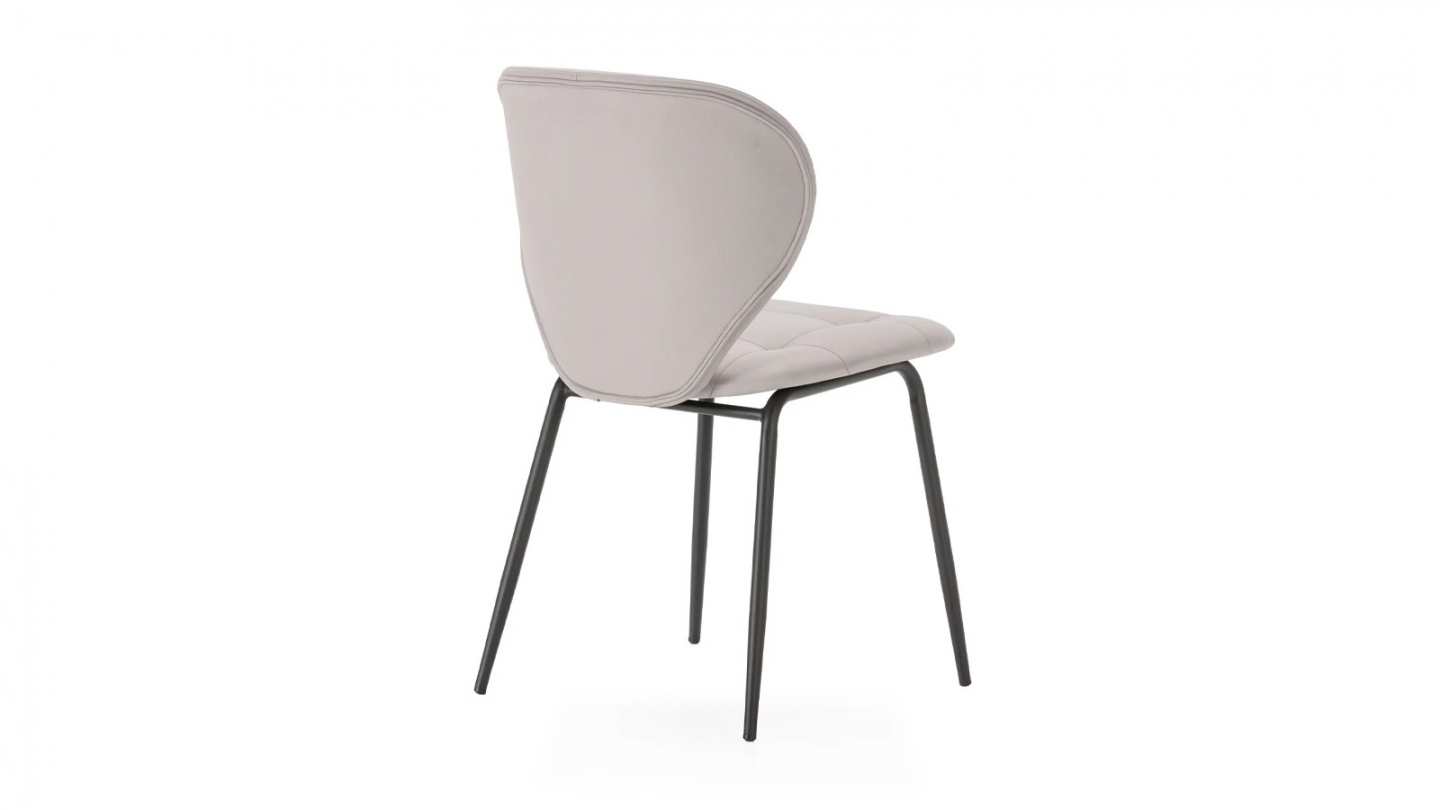 Lot de 2 chaises en tissu beige - Svea