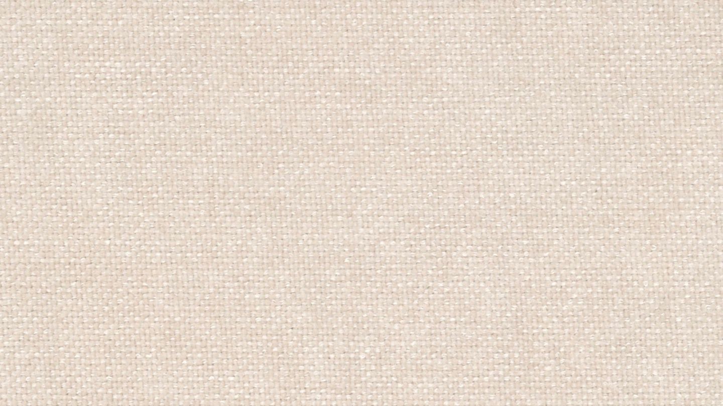 Pouf capitonné en tissu chenille beige - Cester