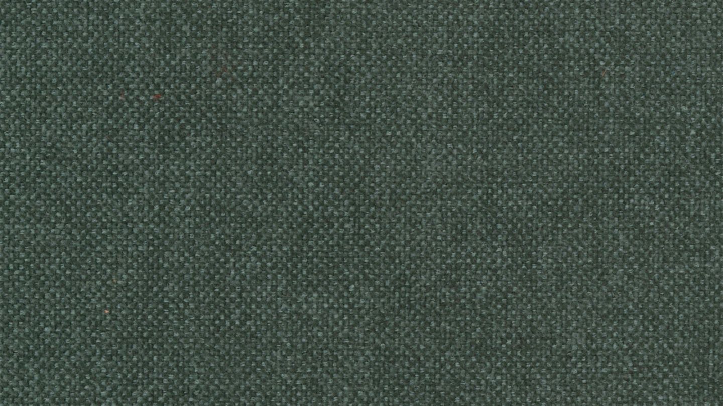 Pouf capitonné en tissu chenille vert - Cester