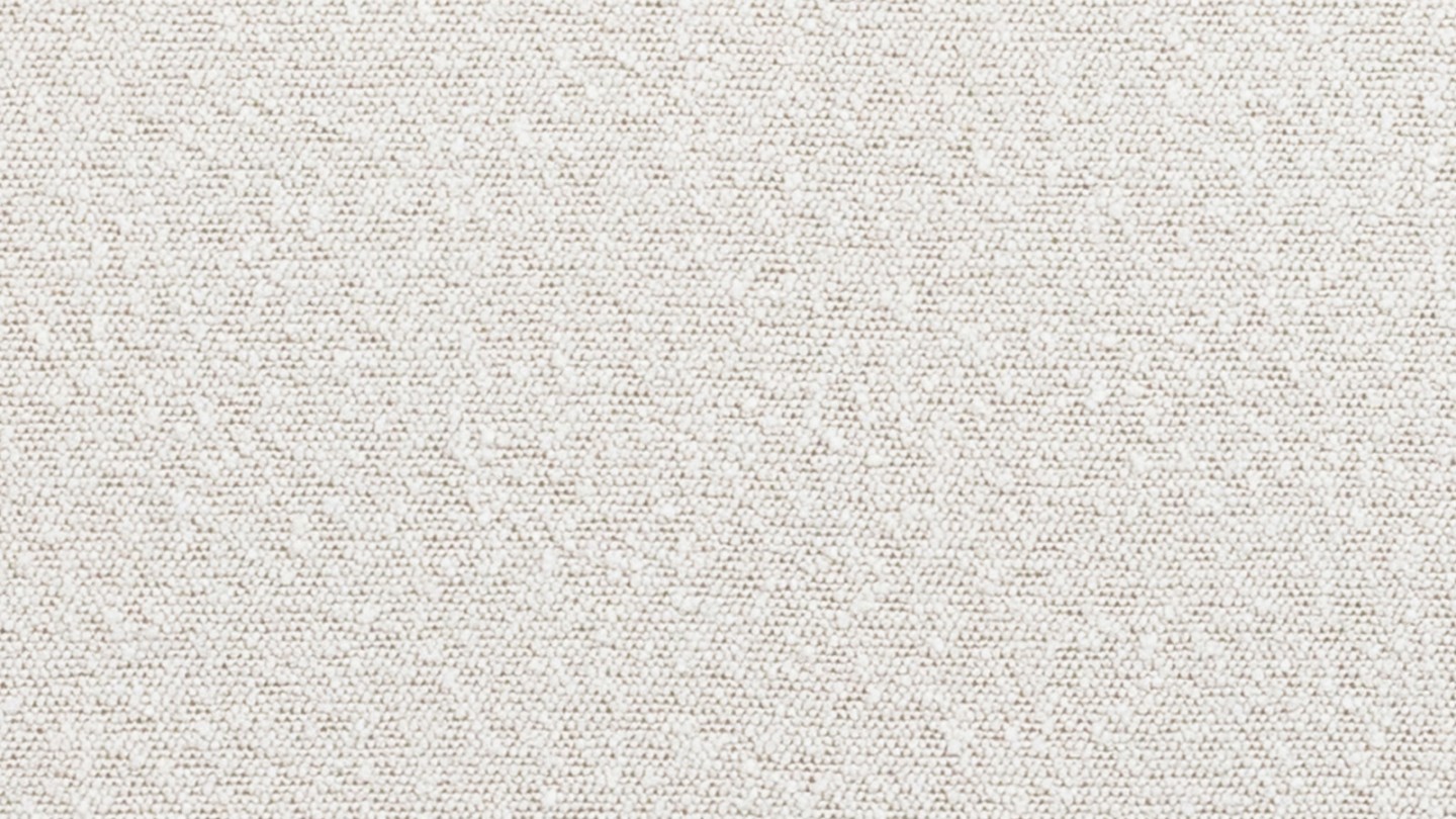 Chaise de salle à manger en tissu bouclé écru - Admit