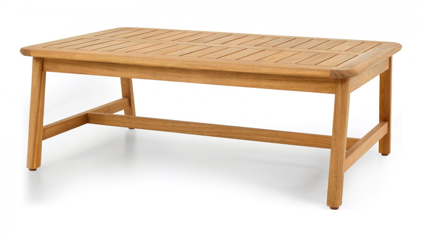Table basse de jardin rectangulaire en bois FSC - Symi