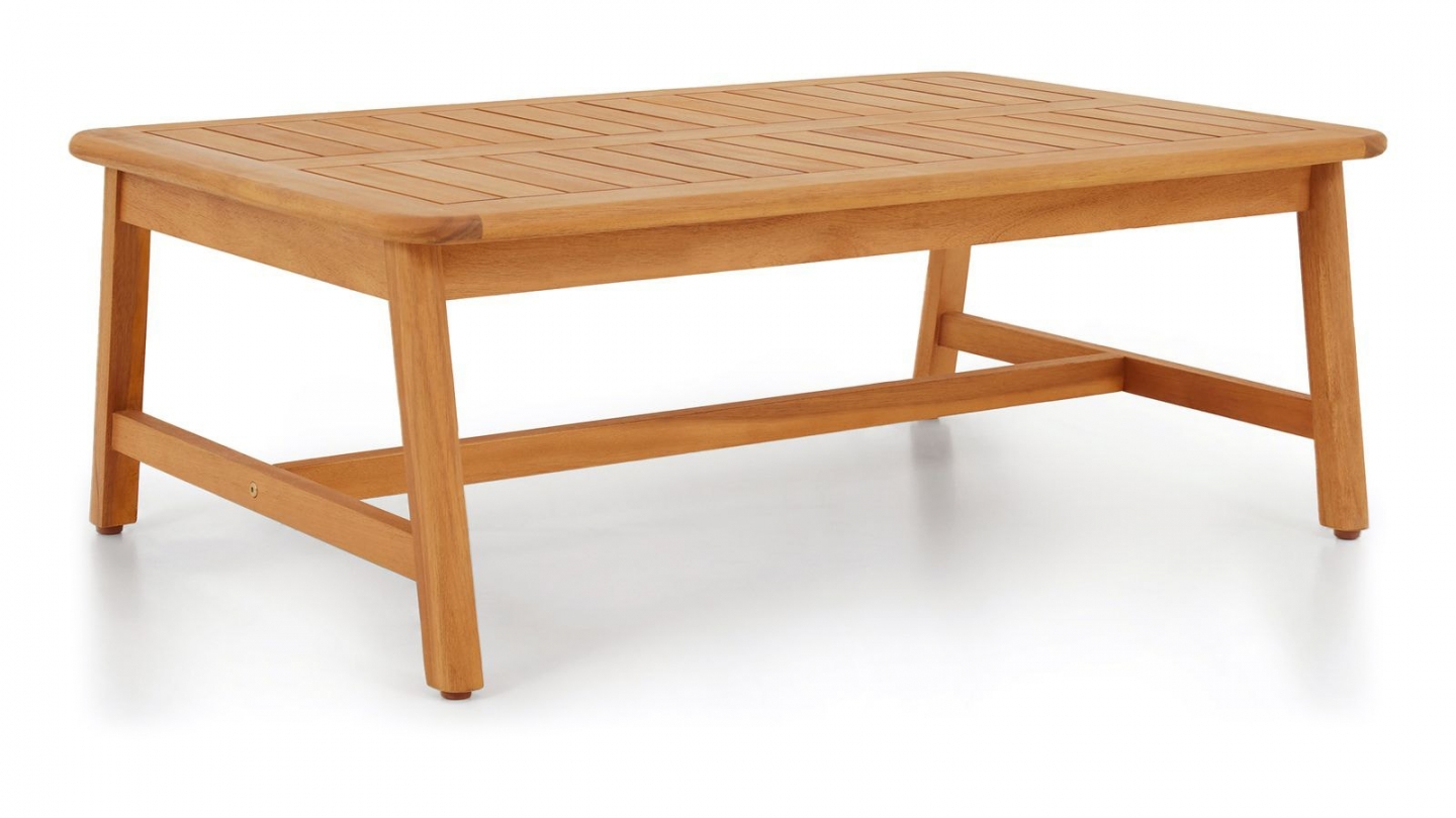 Table basse de jardin rectangulaire en bois FSC - Symi