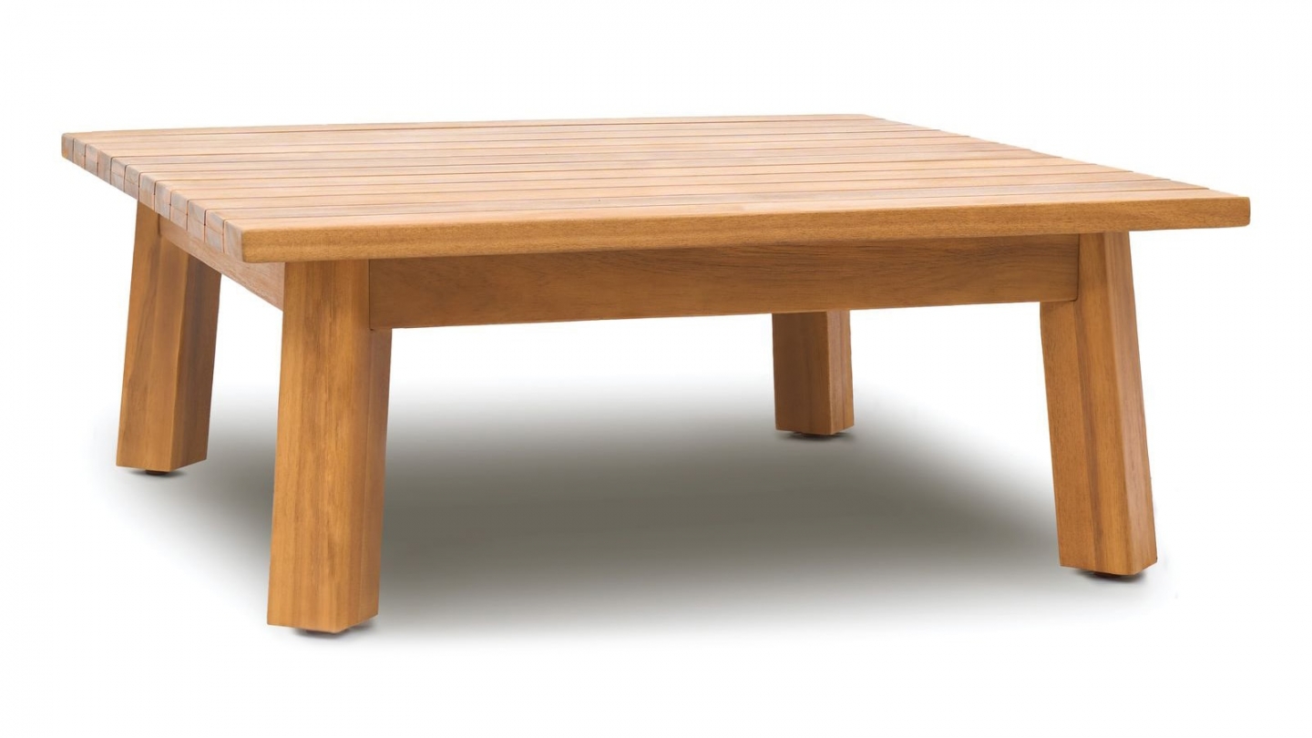 Salon de jardin 5 places en bois FSC - 2 Canapés 2 pl. , 1 fauteuils et table basse - Palau