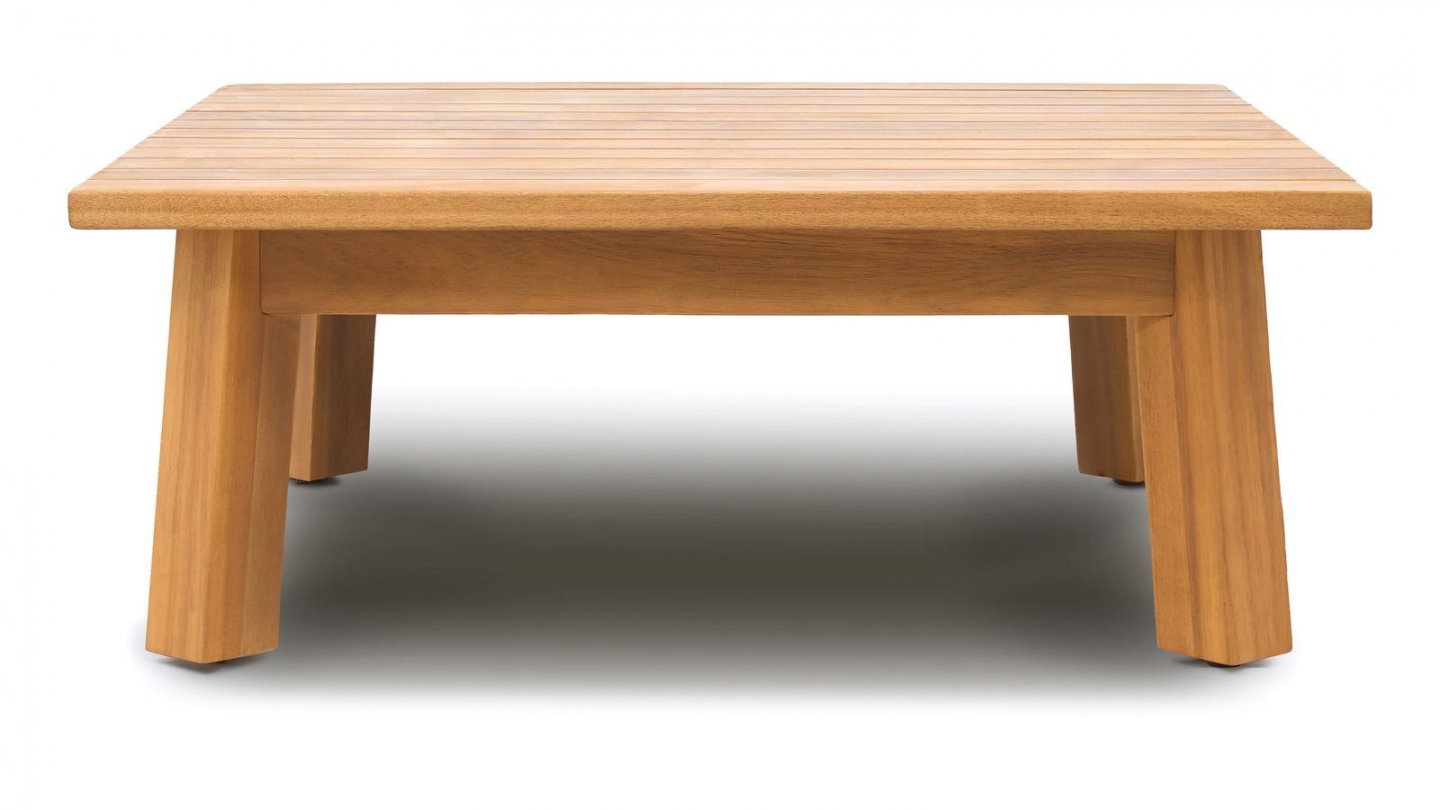 Salon de jardin 5 places en bois FSC - 2 Canapés 2 pl. , 1 fauteuils et table basse - Palau