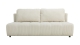 Canapé convertible 3 places en velours côtelé beige - Sacha