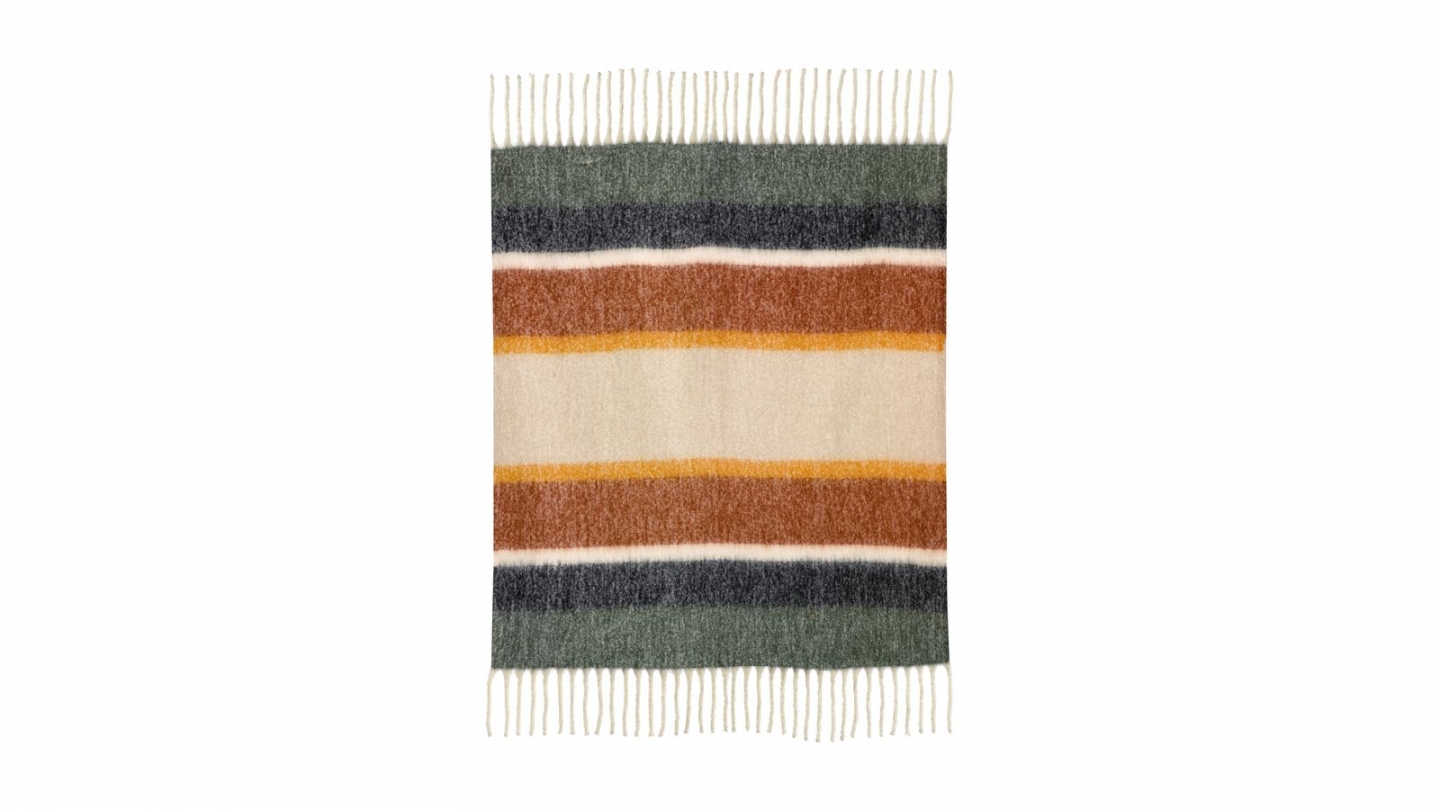 Plaid rouille 130 x 160 cm - Isabel