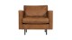 Fauteuil en cuir cognac - Rodéo Classic