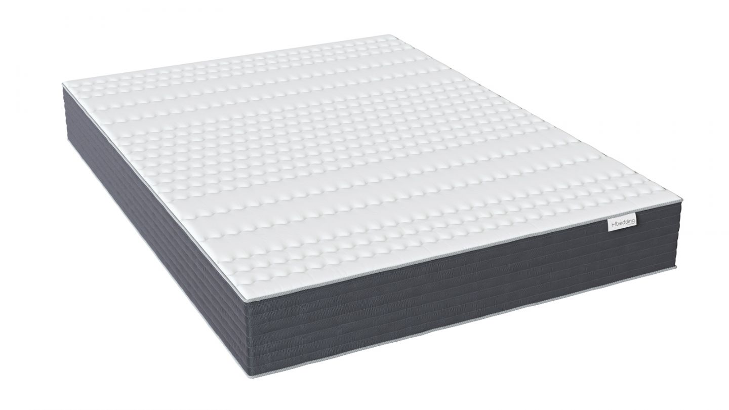 Ensemble matelas mémoire + sommier 180x200 Memo Supreme Hbedding - Mousse ergonomique et mousse effet mémoire de forme
