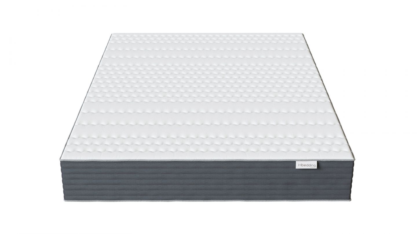 Ensemble matelas mémoire + sommier 180x200 Memo Supreme Hbedding - Mousse ergonomique et mousse effet mémoire de forme