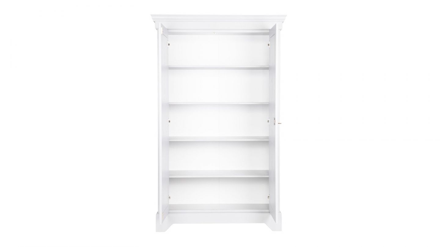 Armoire 2 portes en pin blanc - Collection Isabel - Woood