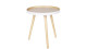 Table d'appoint blanche et bois - Sasha